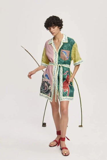 Rochester Mini Shirtdress-Dresses-Alemais-Debs Boutique